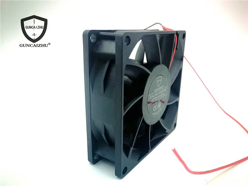 New 8025 8cm Double Ball Bearing 12v0.11a Supercharged 80*80 * 25mm Chassis Cooling Fan 80*80*25MM