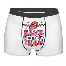 Hawk Tuah Funny Humor Meme Men's Underwear Boxer Shorts Panties Novelty Breathable Underpants for Homme