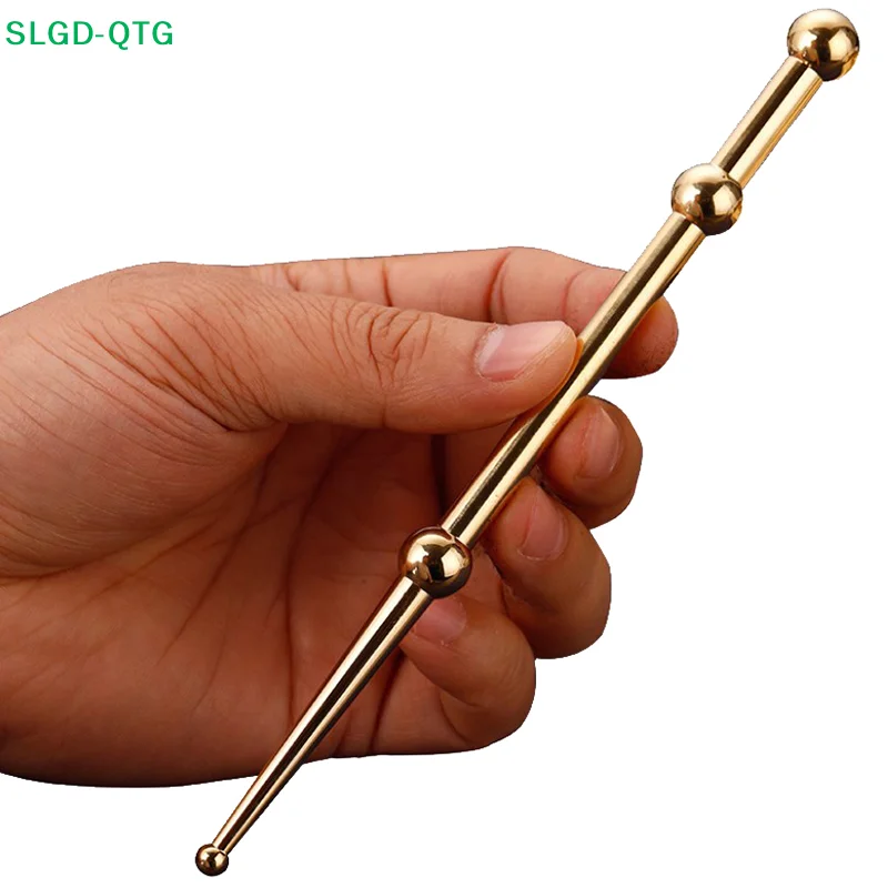 Pure Copper Acupressure Pen Ear Acupoint Massage Stick Improve Eyesight Acupuncture Point Massager Acupoint Meridian Massage Pen