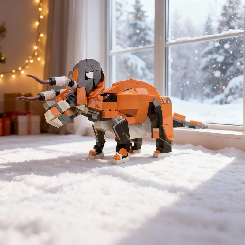 

292 детали MOC Трицератопс Хорридус 1, конструктор-трансформер, модель для сборки, развивающая игрушка, рождественский подарок, креативная идея, строительные блоки