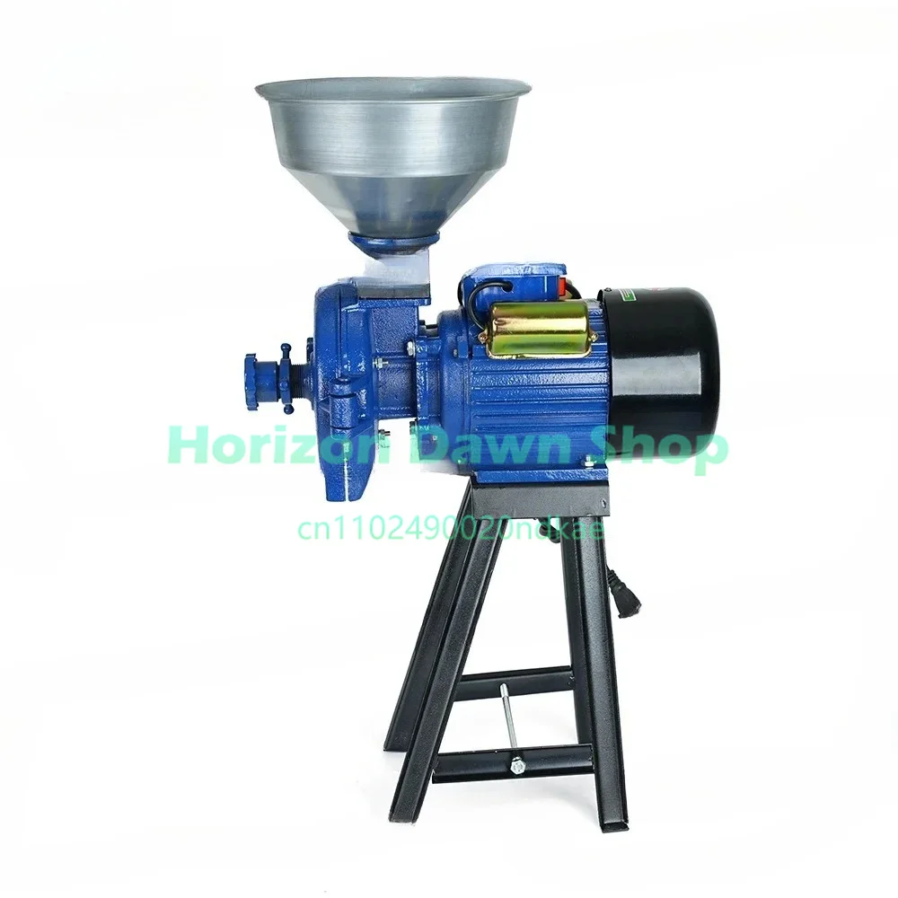 Multi-Purpose Electric Grain Mill - 110V/220V Wet/Dry Grinder for Corn, Coffee, Spices, Medicine & Animal Feed