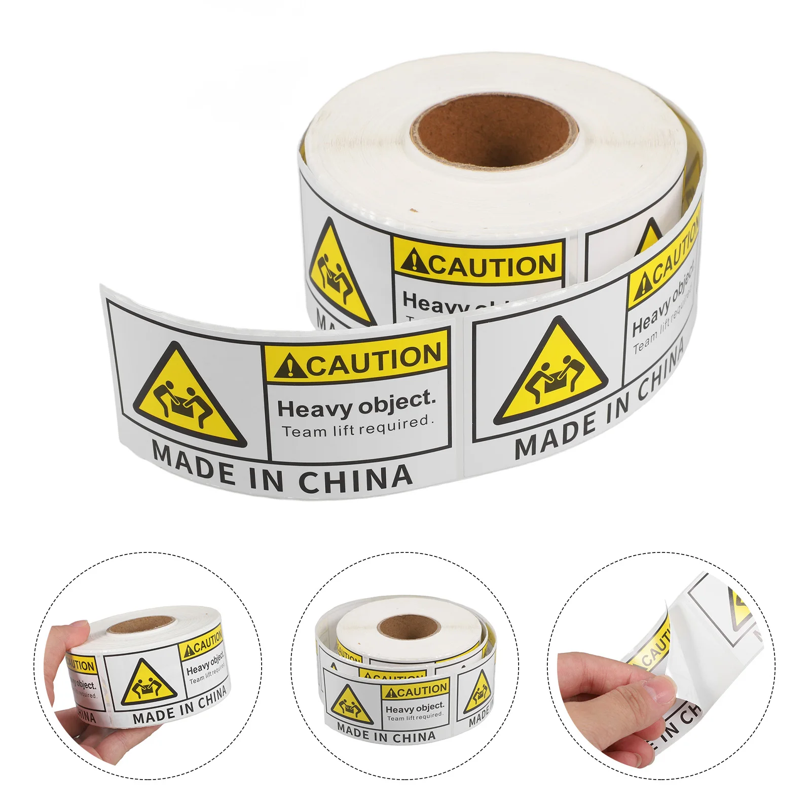 Caution Heavy Object Team Lift Required Stickers Special Handling Adhesive Labels For Warehouse Shipping Moving Self