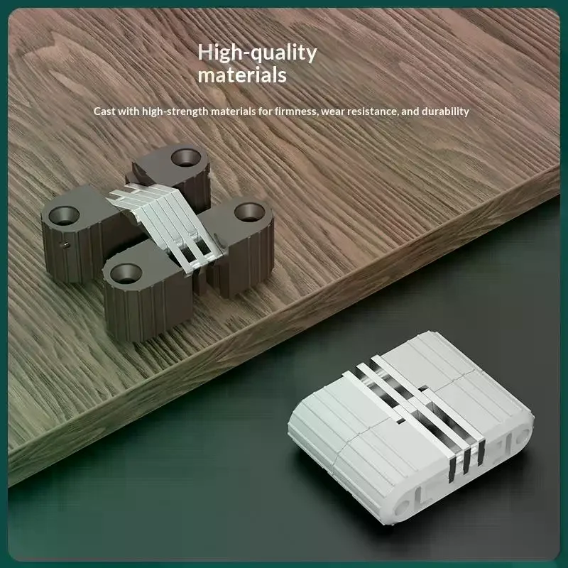 Cross Hidden-Hinges Plastic Iron Folding Door Table And Chair Cross Hinge Plastic Concealed Hinge Furniture Hardware Accessories