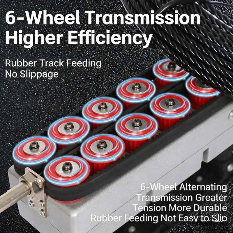 Pipe Wiring Wire Threading Machine Brushless Lithium-ion Rechargeable Electrician Wire Puller