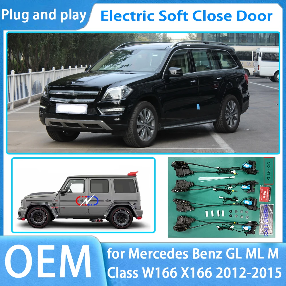 Für Mercedes Benz GL ML M Klasse W166 X166 OEM Auto Soft-Close Tür System Automatische Elektrische Auto Pull Power Latch Power schließen