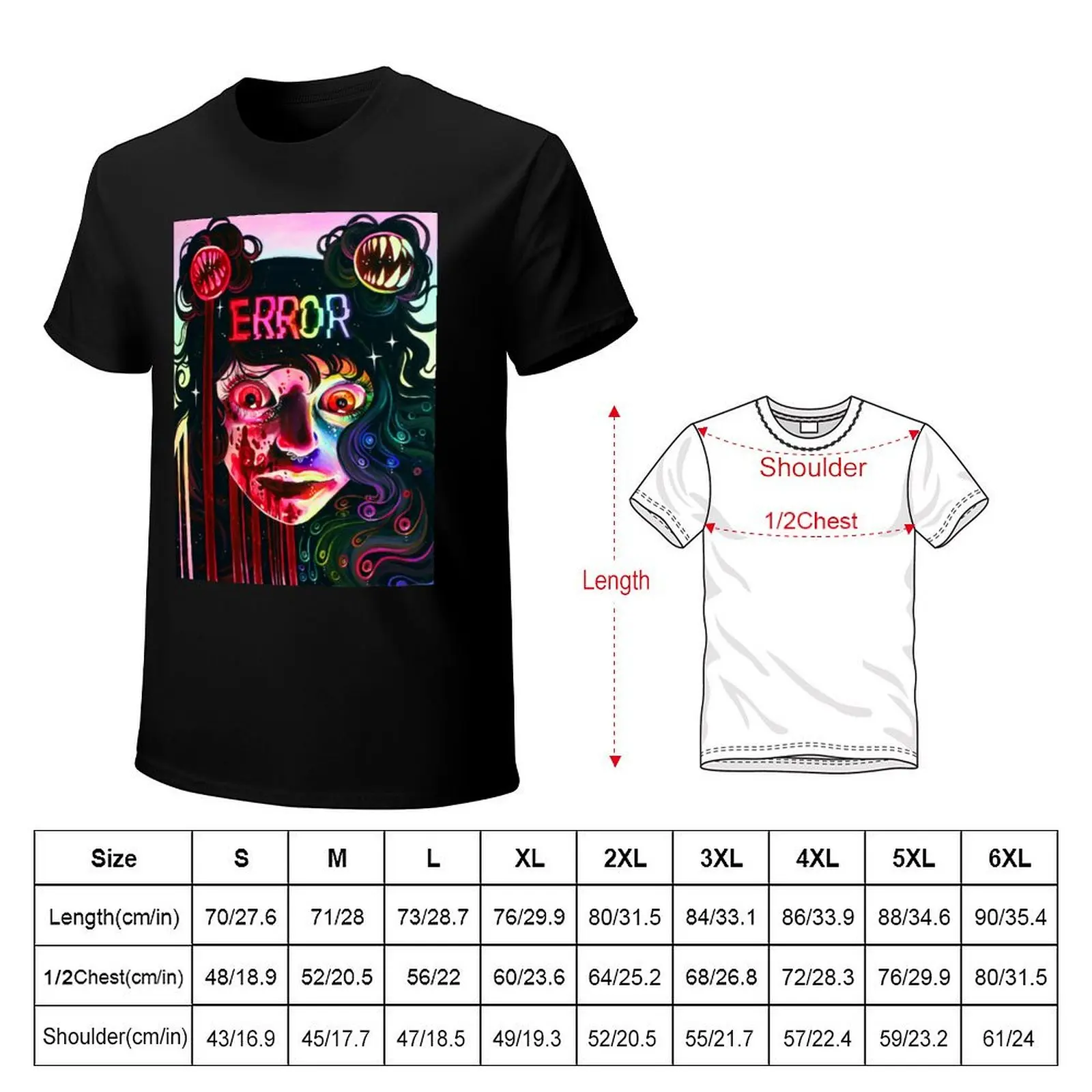 Error T-Shirt plus size clothes cheap stuff summer top mens shirts graphic tee