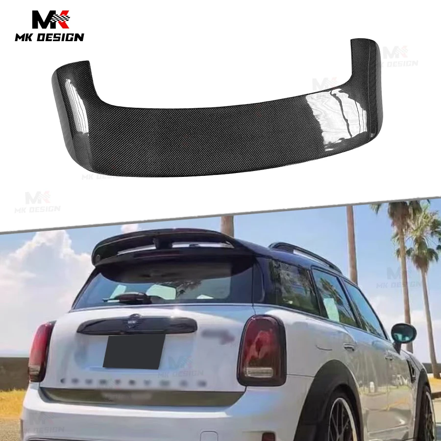 

F60 Spoiler Real Carbon Fiber Rear Roof Spoiler Tail Wing for Mini F60 Countryman JCW 2021+ Car Modification Carbon Spoiler