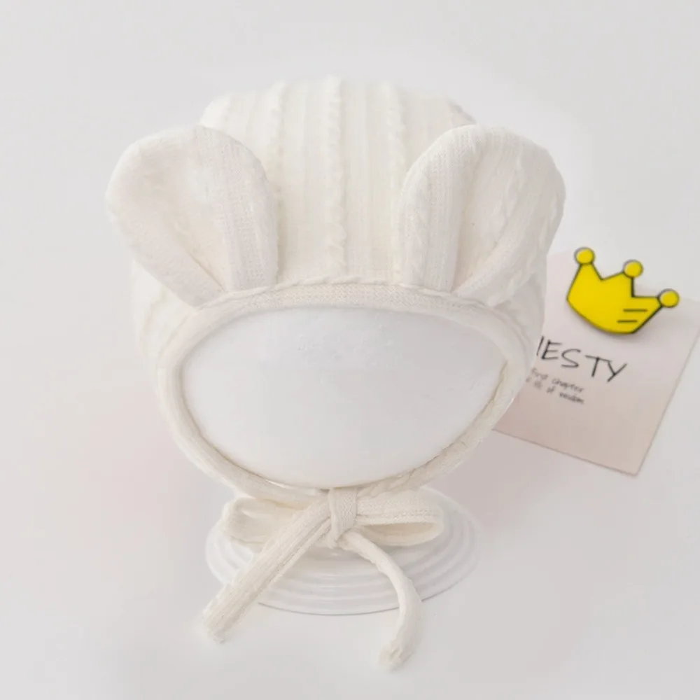 

New Fashion Cotton Baby Hat Cute Pompom Windproof Ear Protection Cap Children's Cap Boys Girls