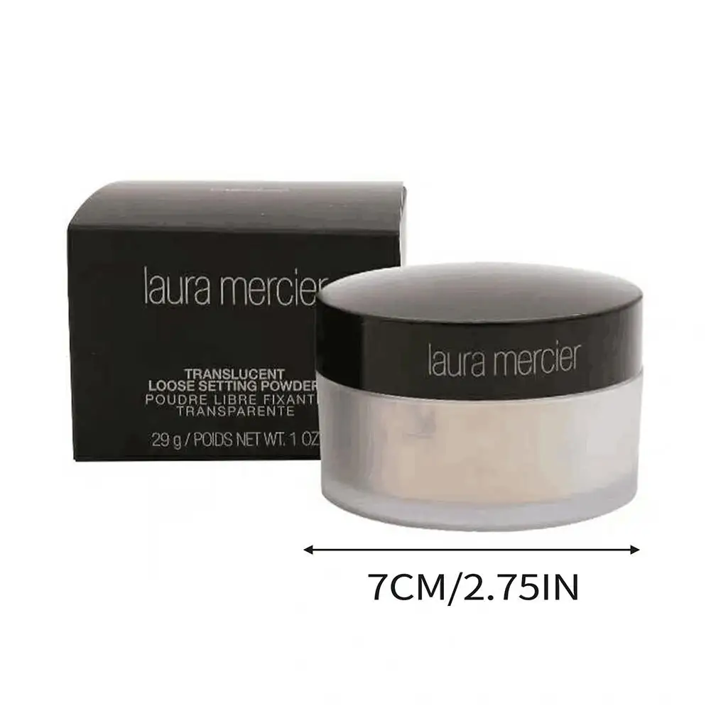 Lau Mercier مسحوق فضفاض متعدد التأثير، مسحوق خفيف ناعم للتحكم في الزيت، مسحوق إعداد الوجه العسلي الشفاف المسامي #6