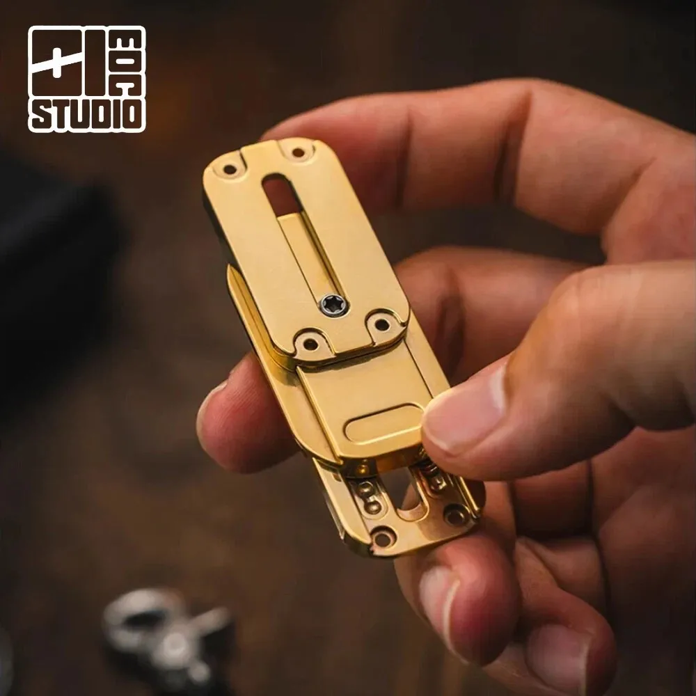 

01EDC Brass Update Ultra Dense Fidget Slider: Игрушка-антистресс для взрослых, оригинальный дизайн