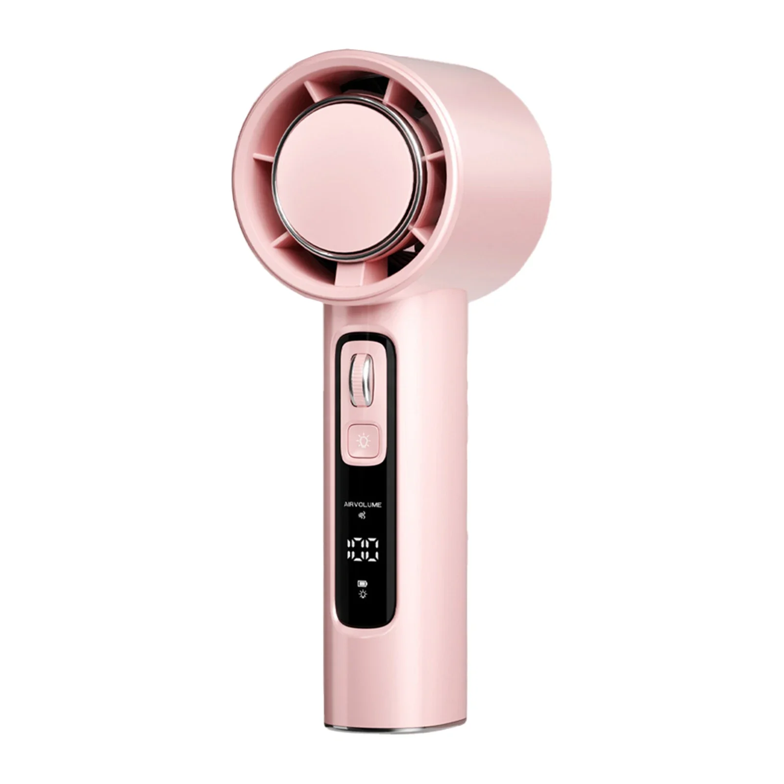 High-Speed Fan Handheld Fan For Park 3600mAh Battery Adjustable Wind Speed Compact And Portable Digital Display