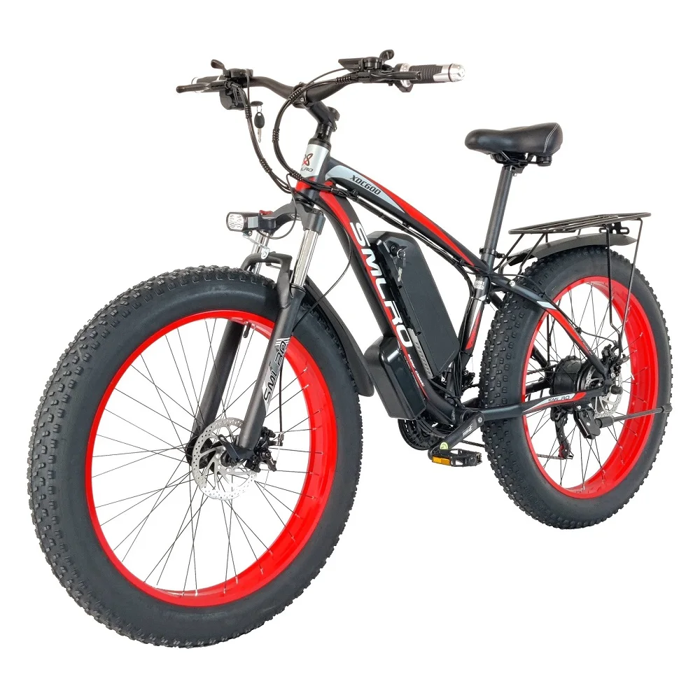 

Smlro XDC600 Electric Mountain Bike 48V 26 Inch Fat Tire 1000W 13Ah Bicycle Electric Hybrid Bike For Men Adult Dropshiping