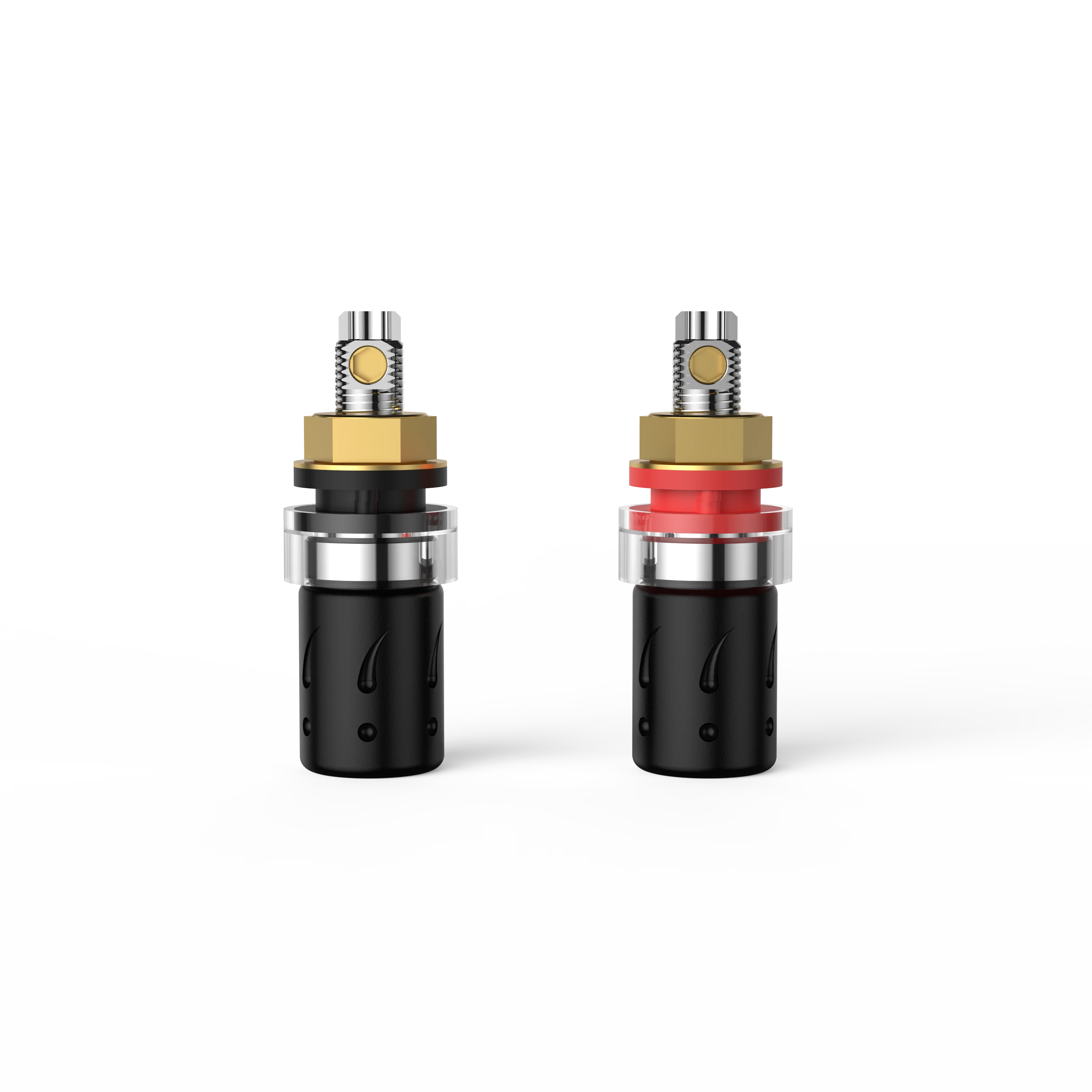 

High Quality Viborg BP603R Pure Copper Rhodium Plated Binding post Speaker Terminal hifi speaker amp
