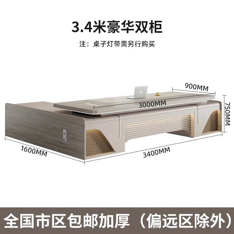 طاولة الكتابة أثاث المكاتب غرفة مكتب الزاوية التنفيذية على شكل حرف L منظم مكاتب محطة العمل متعددة الوظائف طاولات Tisch