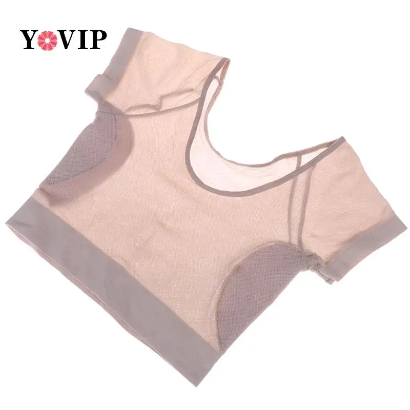 

1pc T-shirt Shape Sweat Pads Washable Underarm Armpit Sweat Pads Reusable Perfume Absorbing Guards Desodorante ultrathin