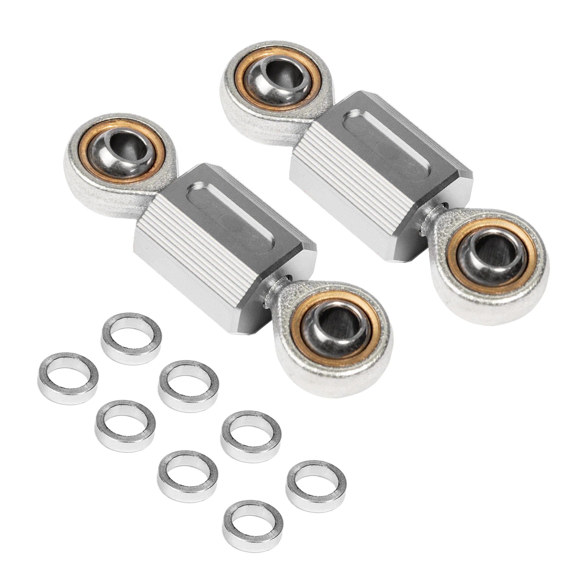 Chrome External Connecting Rod Sway Bar End Heim Joint Set Linkage Aluminum for Can-Am Spyder F3 RT ST & RS 2013+ Models - view 2