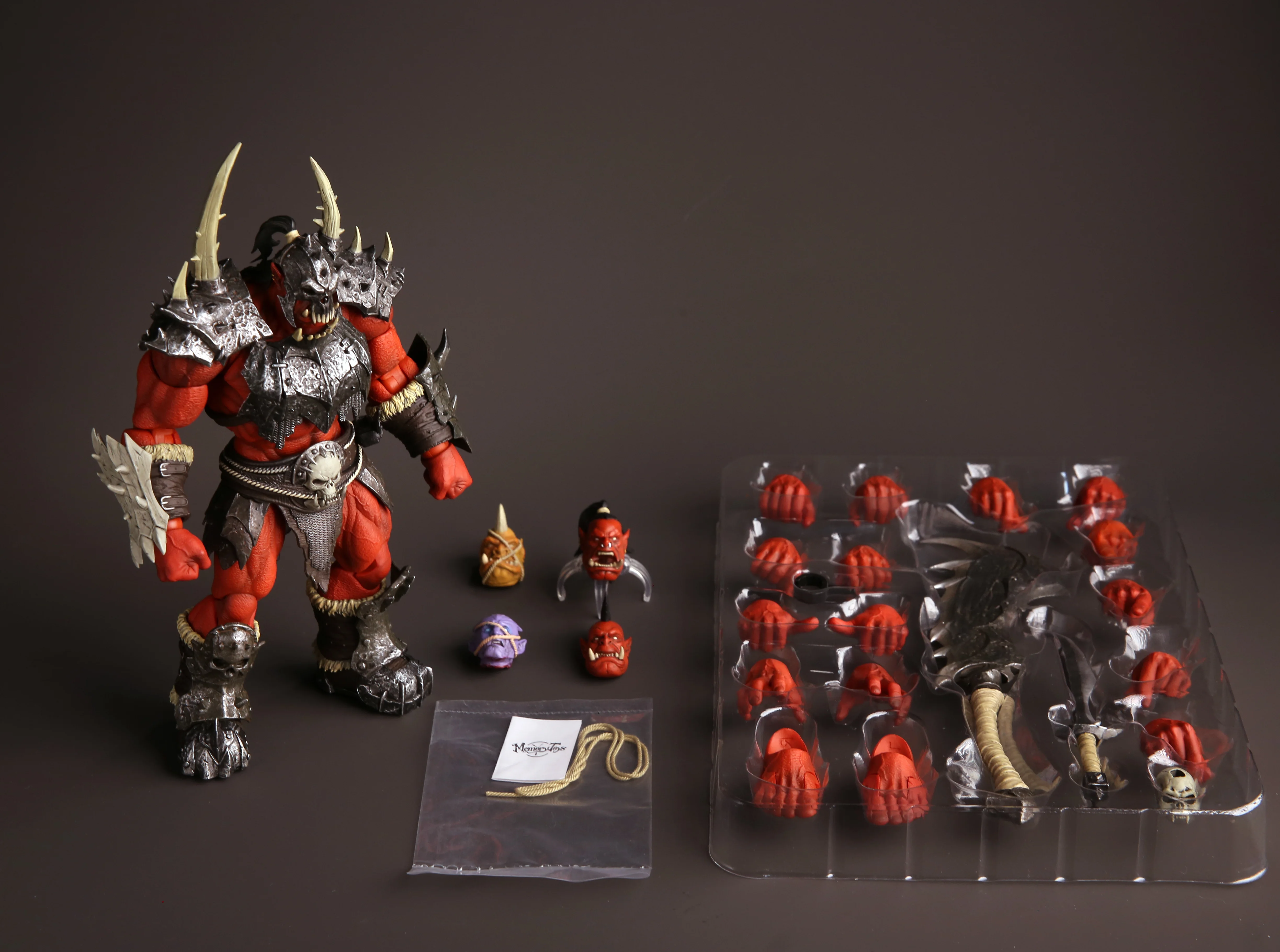 Metytoyz Adventurer World Red Orc Ork Captain Corrup Devil Orc