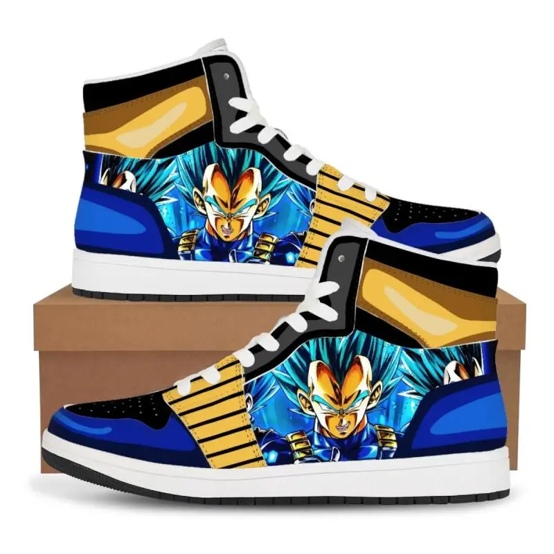 Dragon Ball Customization Anime Sneakers Basketball Shoes Fashion Male Woman High-Top Casual Shoes Vegetto Vegeta Festival Gift