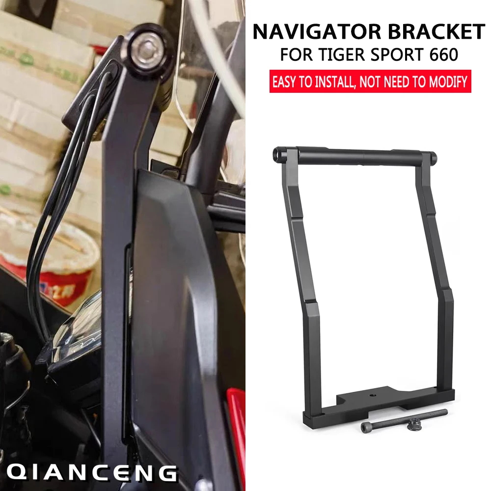 New Phone Holder Stand GPS Mount Navigation Bracket Front windshield GPS Phone Stand For Tiger Sport 660 Sport660 Motorcycle