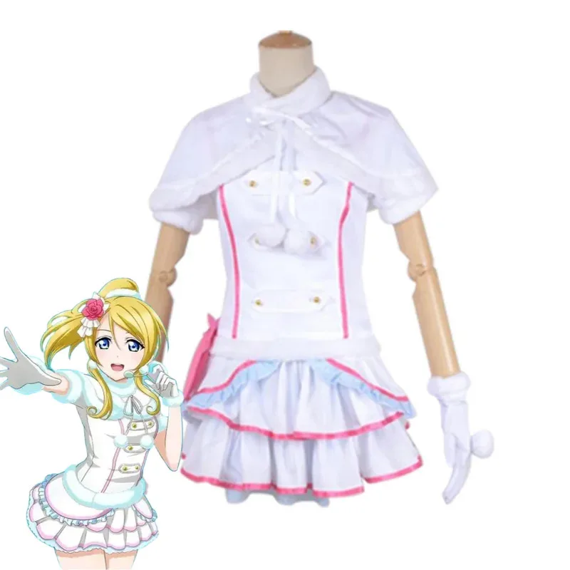 

Аниме Lovelive Love Live Civil'S Snow Halation Kotori Minami Nico Yazawa Rin Hoshizora Косплей Костюм Зимнее платье Лолиты Милый костюм