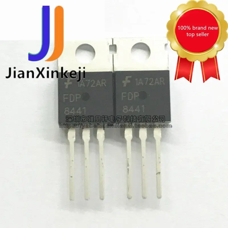 10pcs100% original novo fdp8441 efeito de campo mos tubo 40v 200a n canal direto plug to-220 em estoque