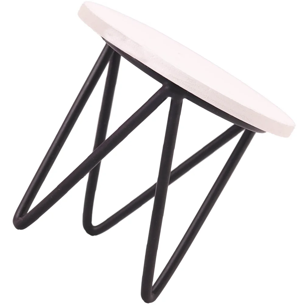 

Miniature Furniture 1 12 Scale Tiny Tables Simple Style Mini Side Table Dollhouse Accessories Smooth Rounded Decor