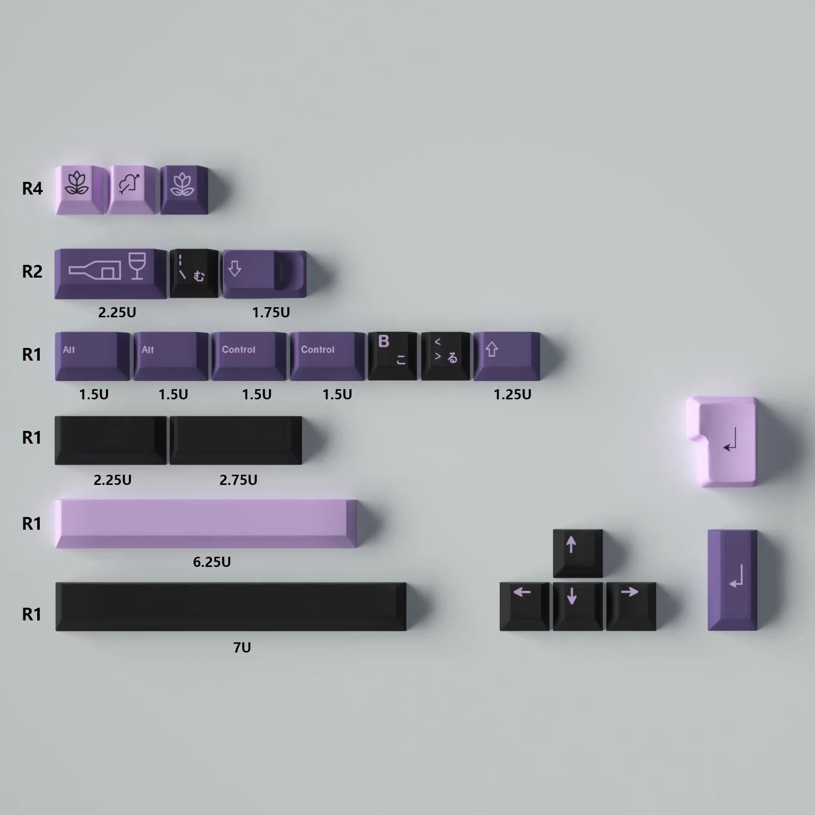 Imagem -06 - Gmk-as Primeiras Teclas de Amor Perfil Inglês Cherry Pbt 130 Teclas Teclado Dye-sub para mx Switch Jogos de Teclado Mecânico