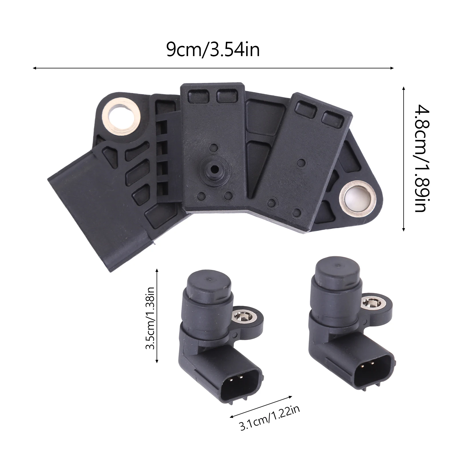 3Pcs/Set Camshaft/Crankshaft Position Sensors Compatible for Accord 2003-2007 V6 3.0L Replaces 37840PGEA11 37500RCAA01