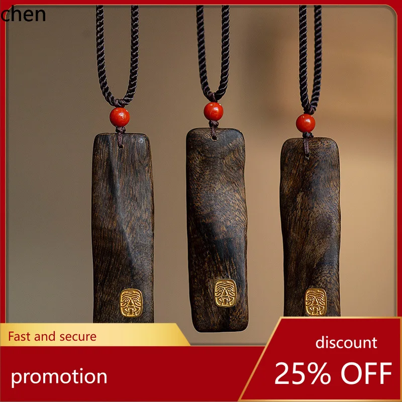 CZ Dala agarwood pendant, Kiram red agate high-end collectible accessory