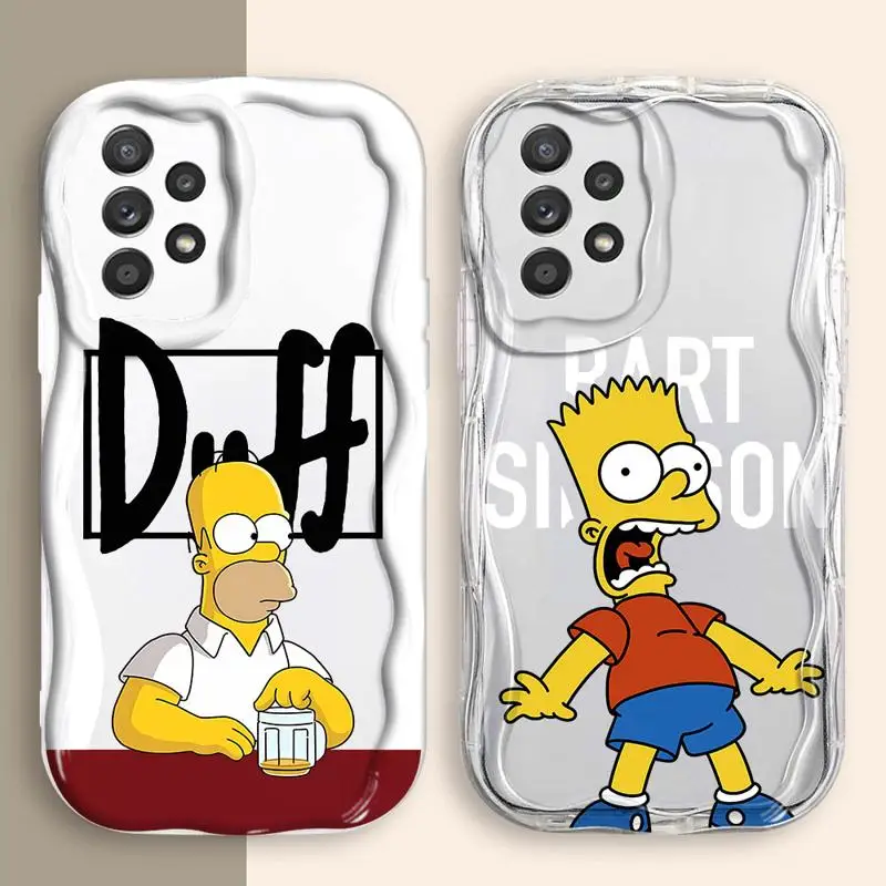 Case for Samsung Galaxy A54 A14 A52 A12 A53 A34 A71 A13 A50 A32 A21s A23 A51 A33 Funda Back Phone Cover Disney Homer Simpsons