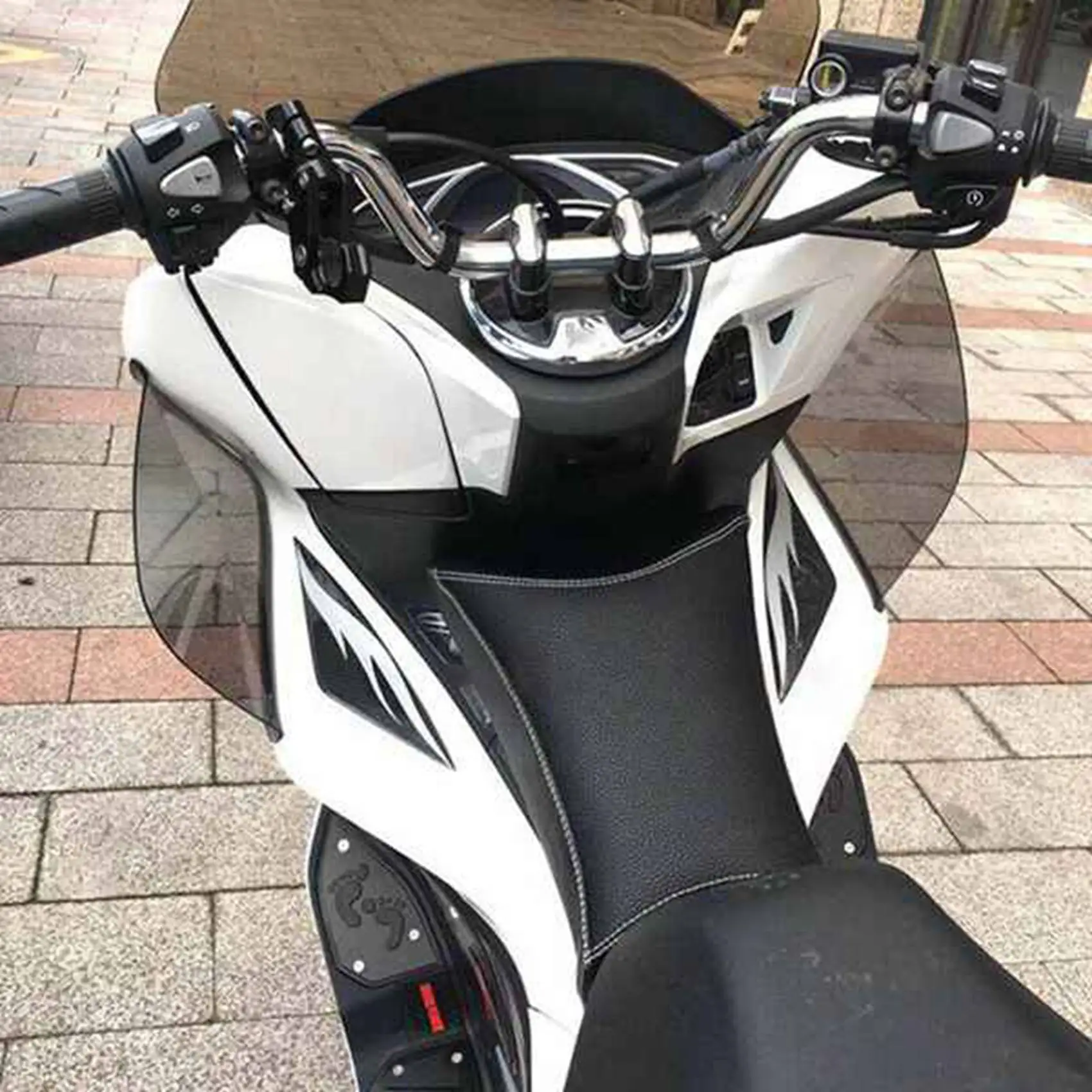 Modified Motorcycle PC Front Left Right Side Leg Guard Legshield Deflectors Wind Cover For-Honda PCX 125 150 2018-2020