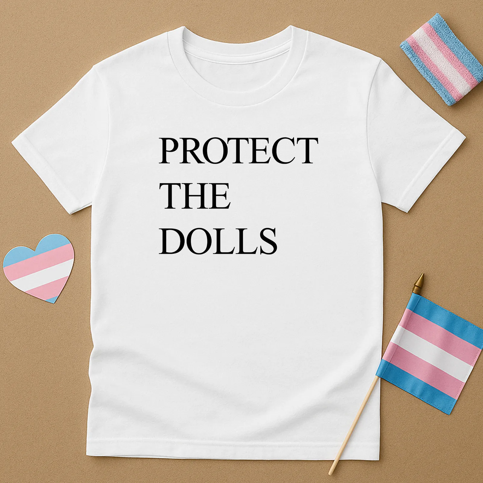 Protect The Dolls Shirt LGBTQ Pride Tee Trans Rights Equality Ally Graphic Top