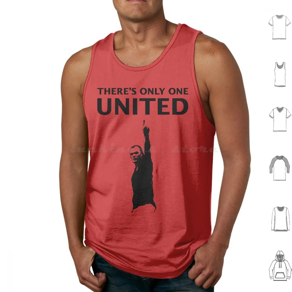 Only One Tank Tops Vest Sleeveless Wayne United Reds Manc Mancunian