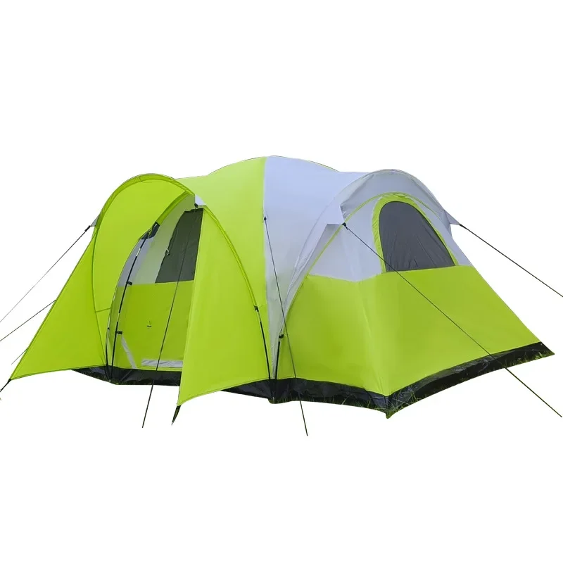 

Custom Folding Portable Outdoor Tent Four Season Camping Outdoor Waterproof Large 5-8 Person Space Tents Sun and Wind Protection