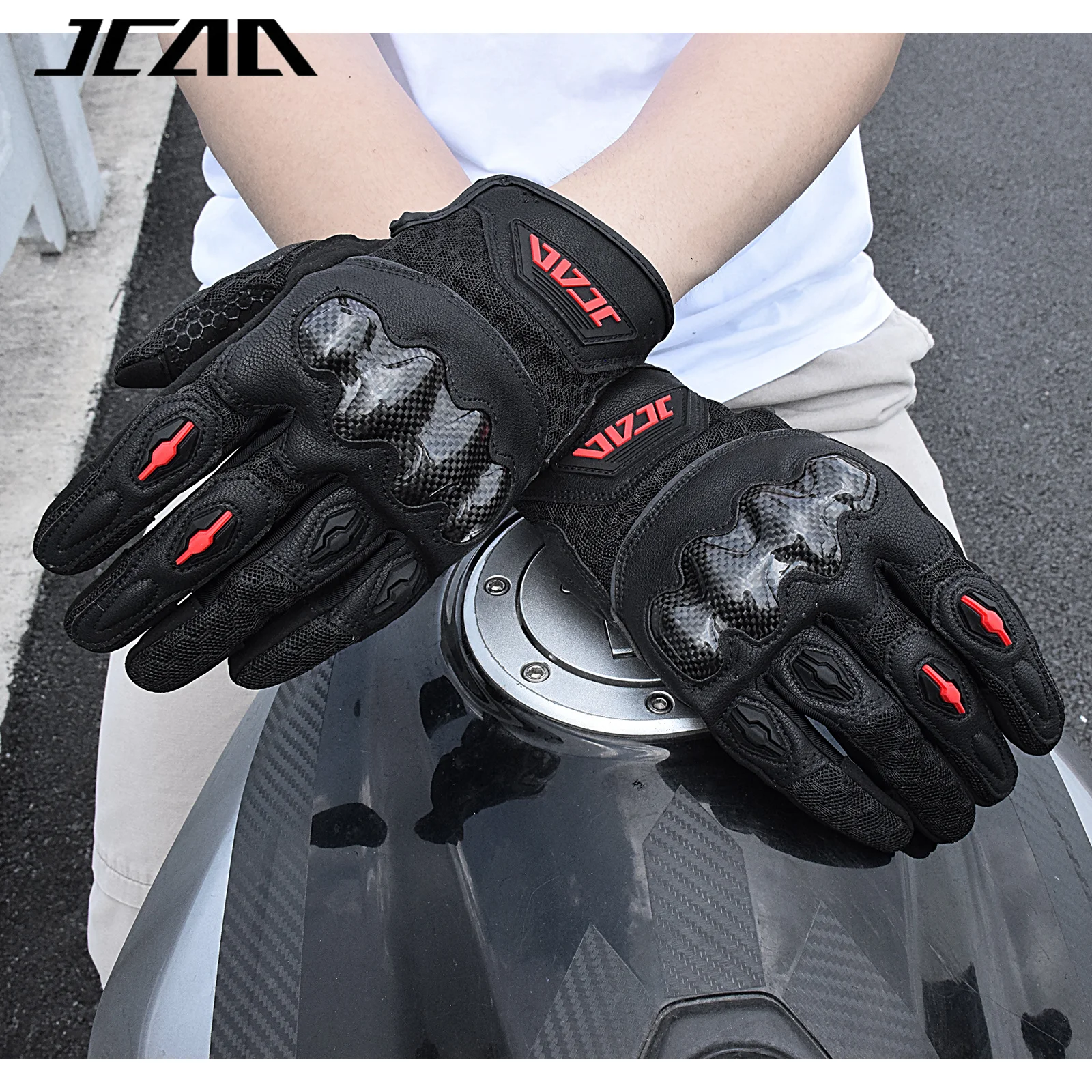 

Motorcycle Gloves Men Women Carbon Fiber Motocorss Gloves Anti-fall Motorbike Gloves Breathable Dirt Bike ATV Gloves Touchscreen