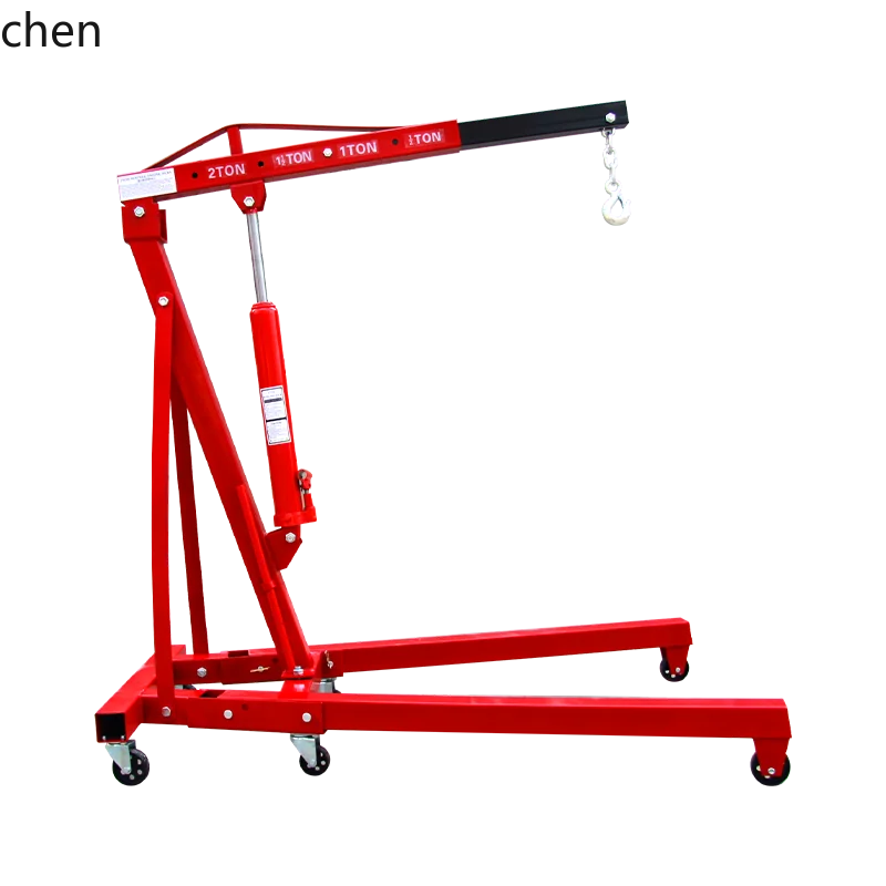 

HTT Engine Hanger Engine Crane Hydraulic Car Crane 2T Ton Folding Mobile