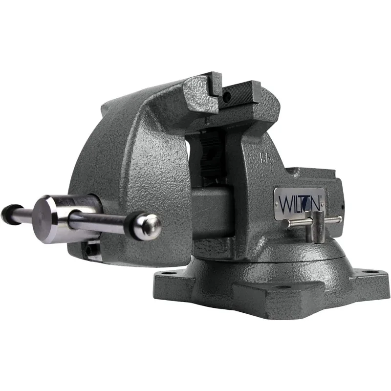 

Wilton Mechanics Bench Vise, 5" Jaw Width, 5-1/4" Jaw Opening, 3-3/4" Throat (Model 745)