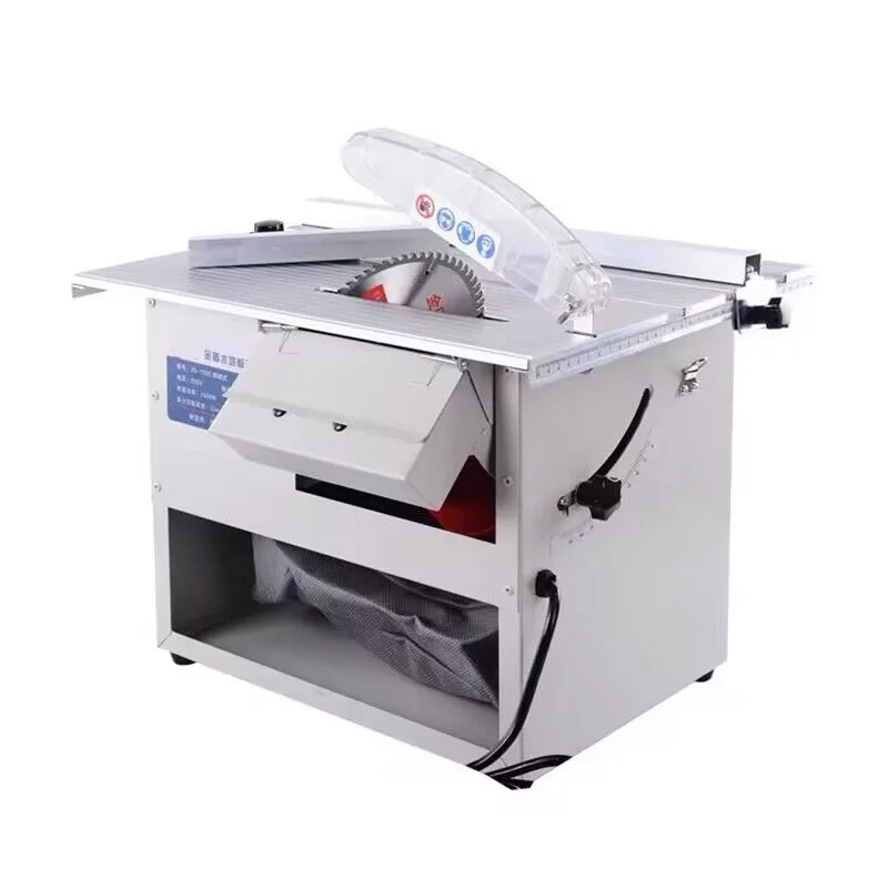 1500W Electric Dust-Free Sliding Table Saw Woodworking Floor Miter Cutting Adjustable Speed Dust-Free Electric Saw