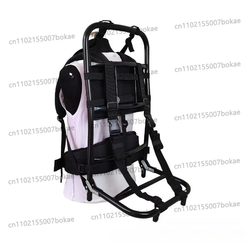 Aluminum alloy heavy-duty portable folding outdoor adventure backpack frame, 60 kilograms in weight
