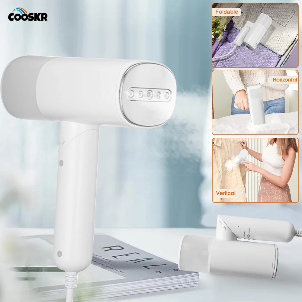 

Foldable Garment Steamer For Clothes Portable Vertical Steam Flat Iron Machine Clothes Ironing Vaporizers Handheld Steam Iron