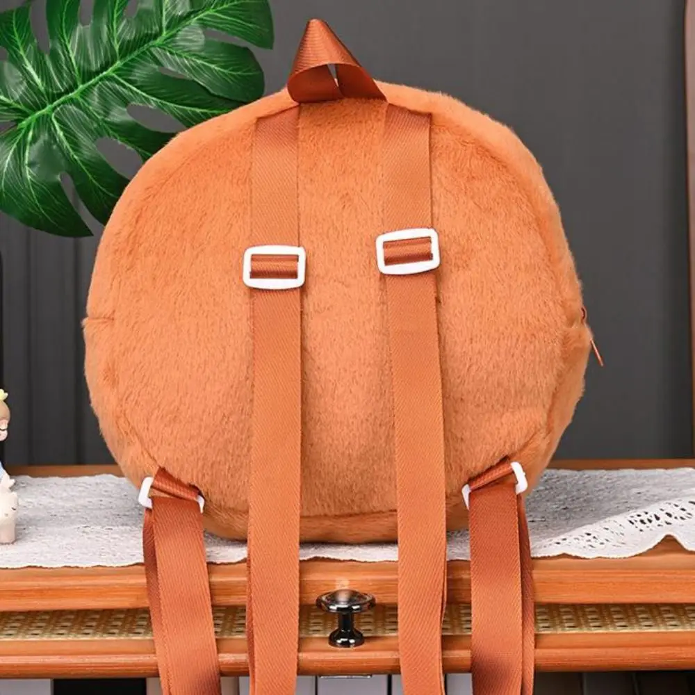 Knapzak Capybara Knuffel Rugzak Opslag Grote Capaciteit Pluche Capibara Tas Draagbare Ins Capibala Pluche Schooltas
