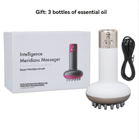 Electric Scraping Massager Body Meridian Massage Brush Fat Burning Lymphatic Therapy Dredging Vibration Hot compress Massage