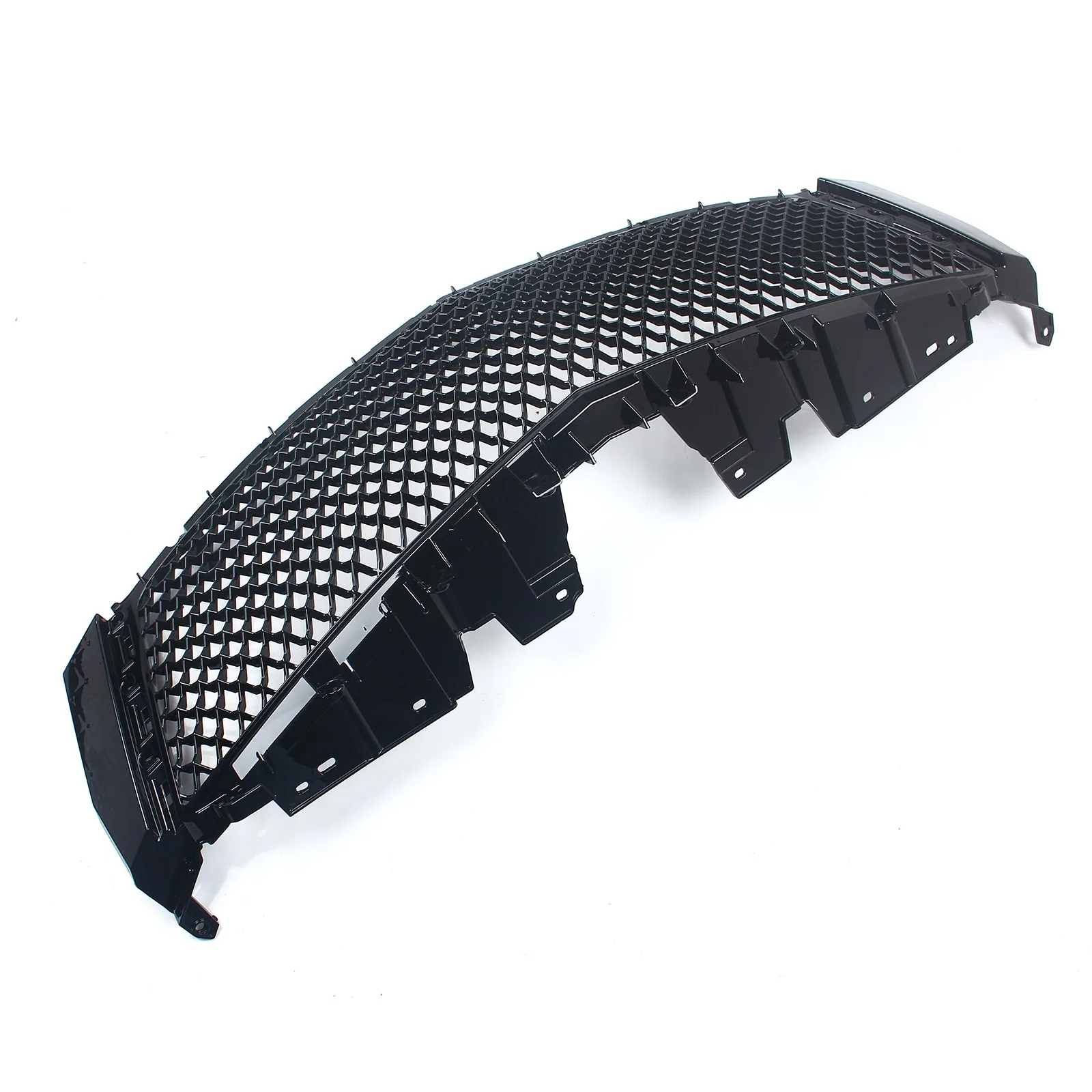 

Car Front Bumper Grill Honeycomb Style For Cadillac XTS 2013-2017 Gloss Black Racing Grills Exterior Parts Body Kit