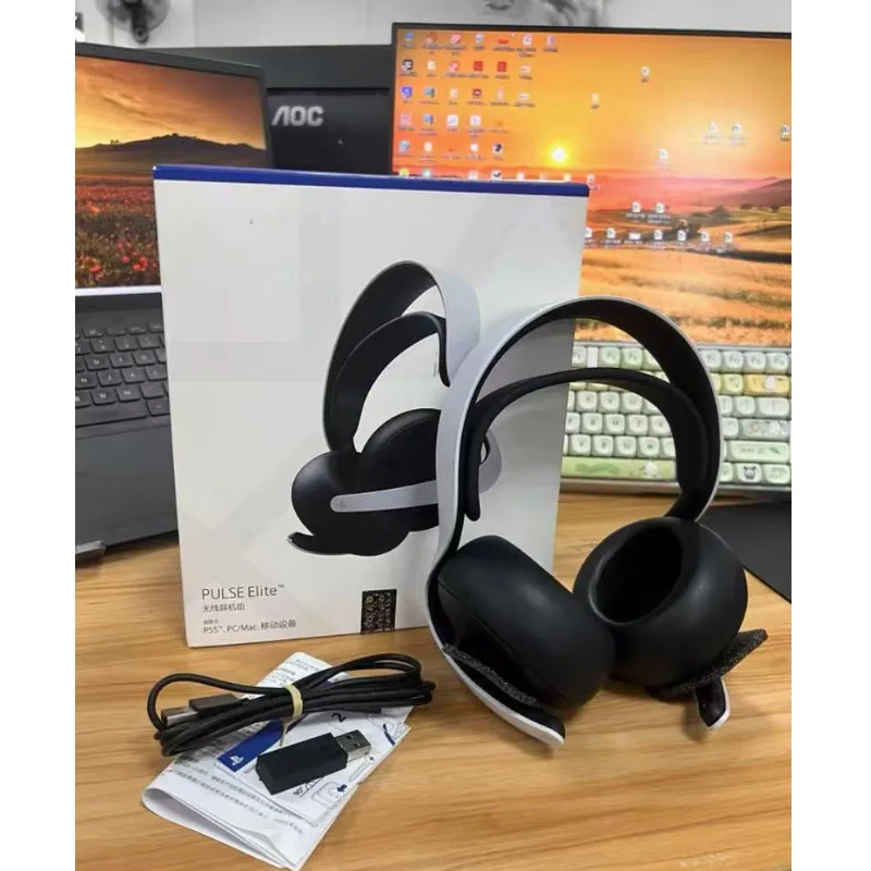 For Sony PS5 PULSE Elite Wireless Earphone Set Gaming Bluetooth Earphones