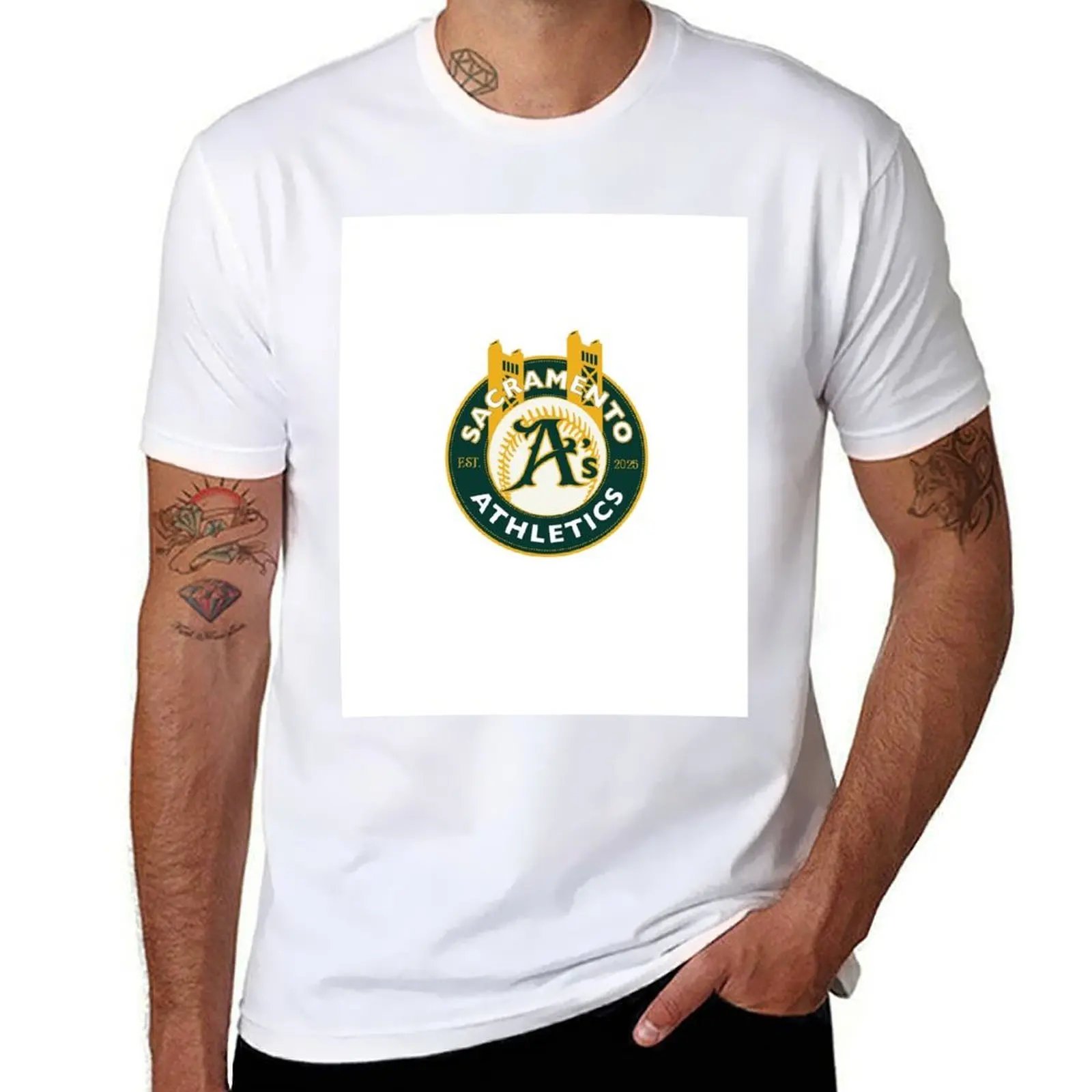 

Sacramento Athletics T-Shirt t shirt custom print mens graphic t shirts T-Shirt