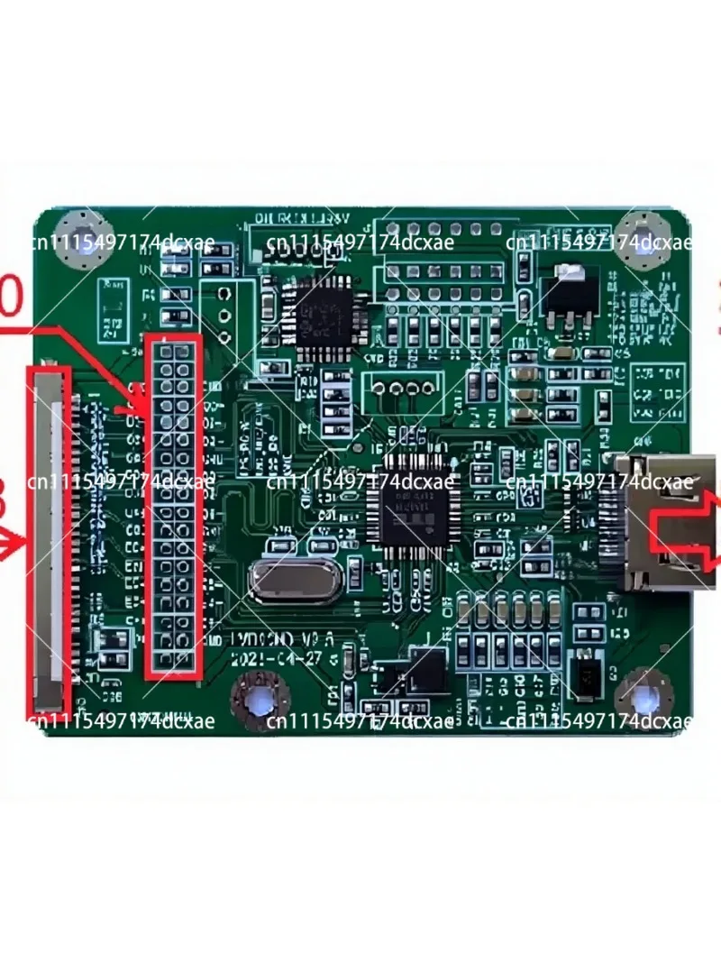 LCD Screen Repair LVDS to HDMI Adapter, Dual 8 Channel Converter Board for 1920x1080 Display, Plug and Play