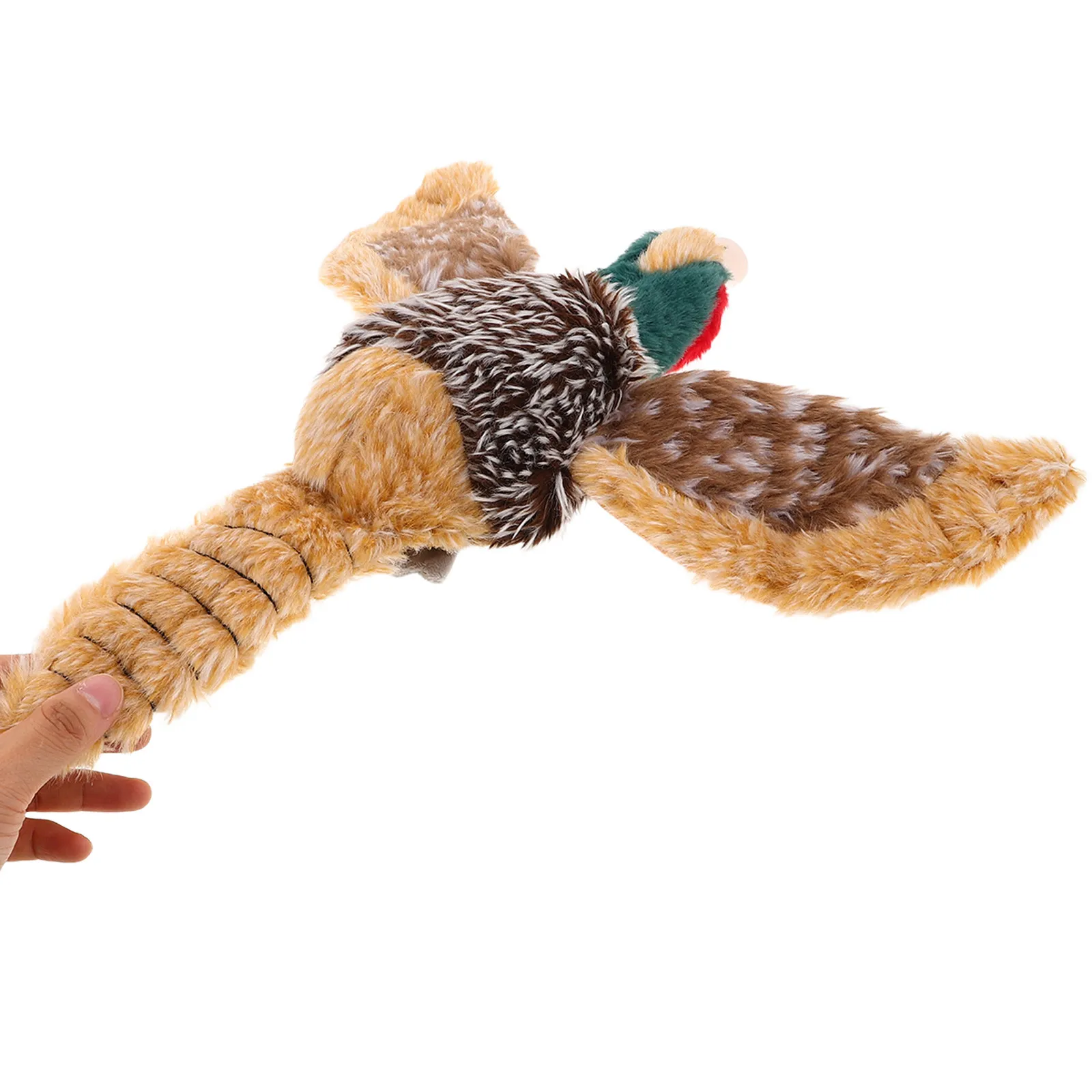 

Интерактивная мягкая игрушка-головоломка для собак (петух/фазан) с пищалкой, для жевания и развития, для маленьких, средних и крупных собак