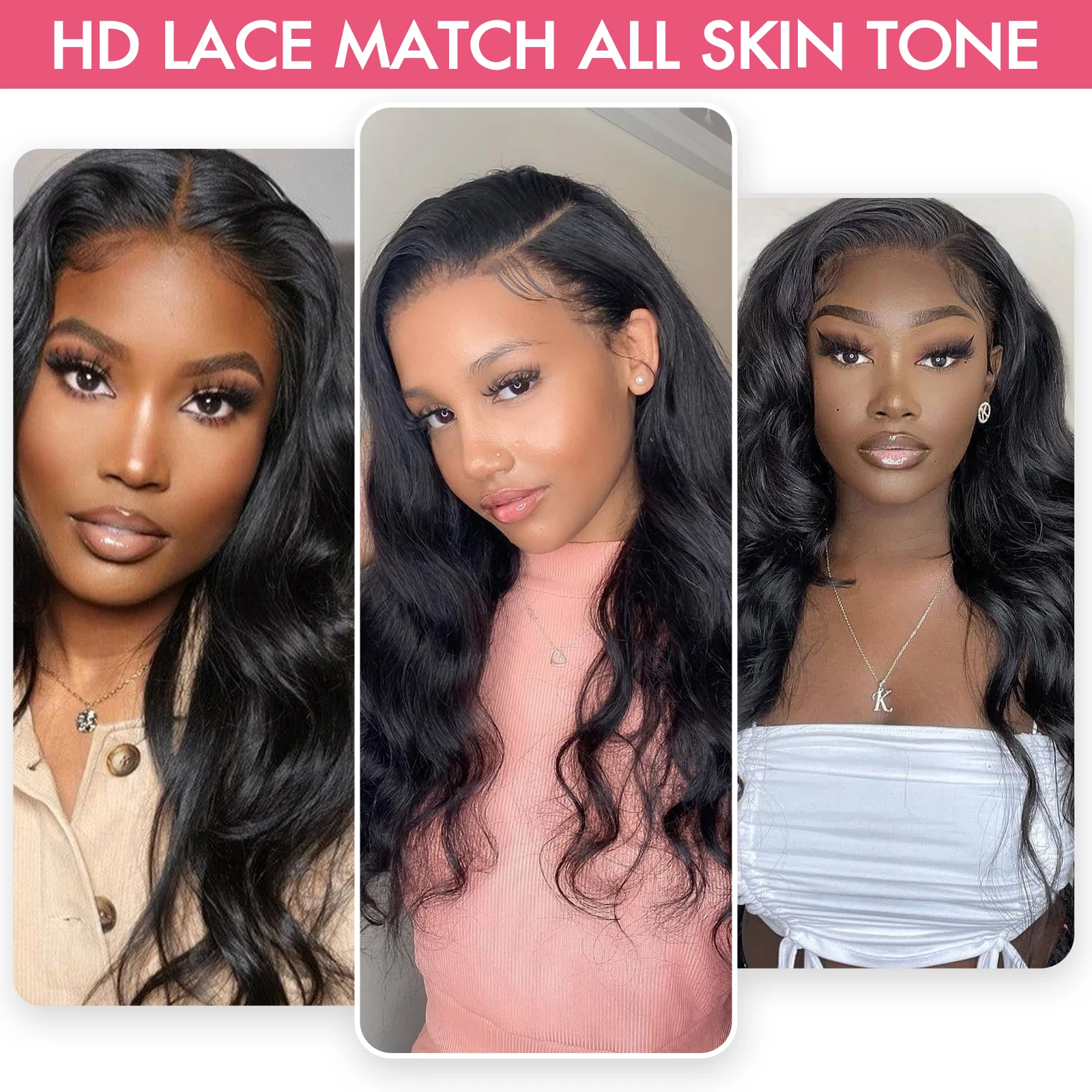 220 الكثافة الجسم موجة الدانتيل الجبهة الباروكات شعر الإنسان شفافة الدانتيل الباروكات الأمامية للنساء 13x6 13x4 خصلات الشعر المستعار الإنسان #3