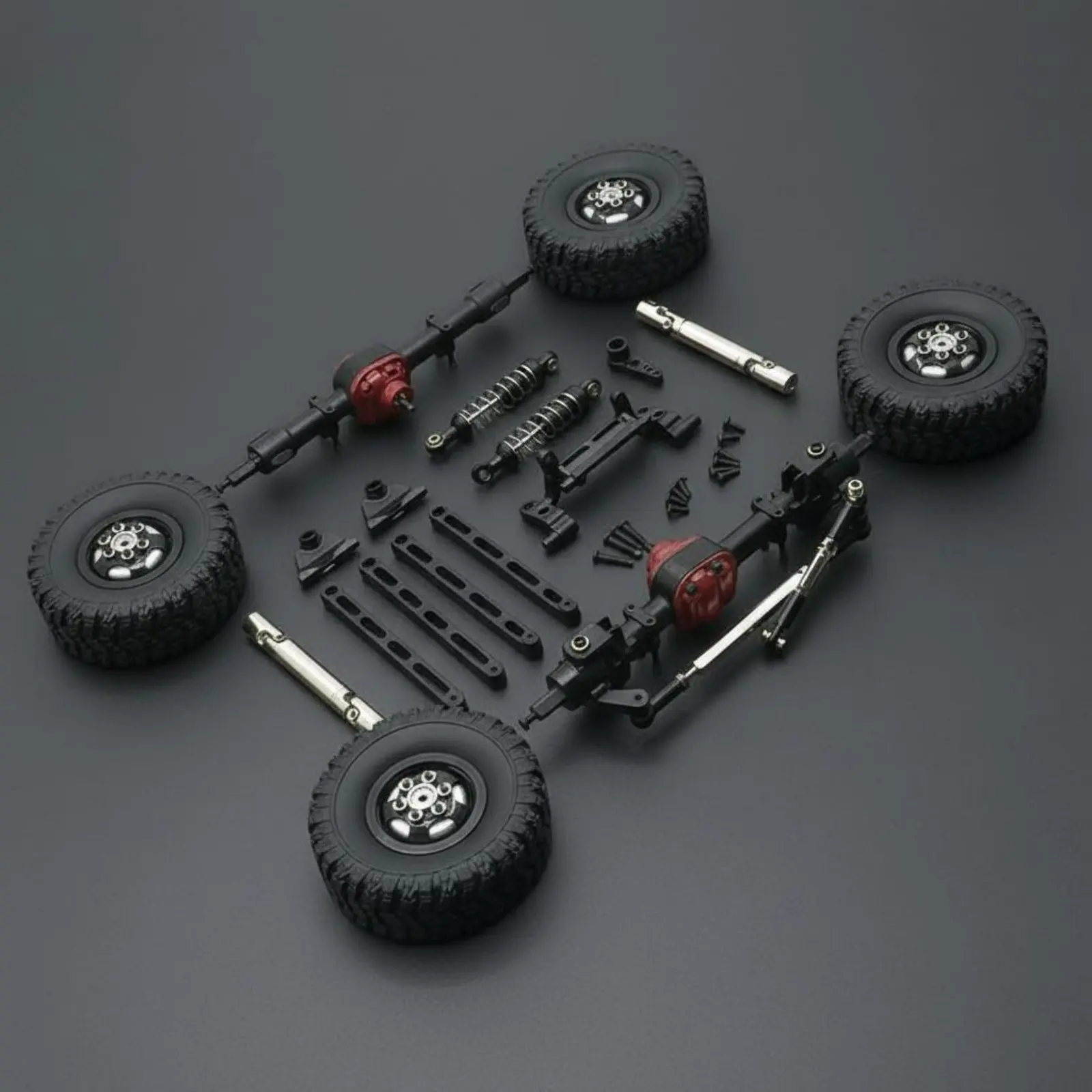 

MN82 LC79 MN78 Parts Kit Performance Increase 1/12 Scale RC Car Metal Modification Kit for Rock Crawling