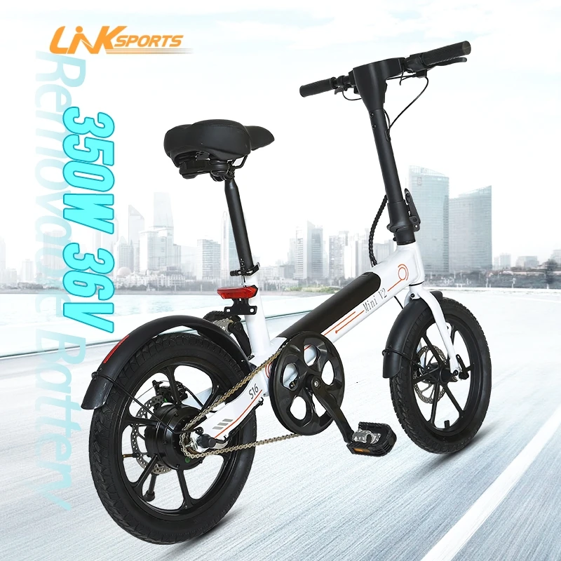 

STLF DZ WJW Advanced Warehouse Customized Available Folding and Convenient New Hot Sale 350W Movable Battery Electric City Bik